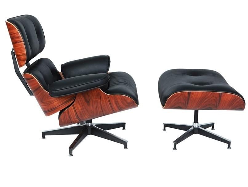 Eames Inspired Natural Lounge Chair