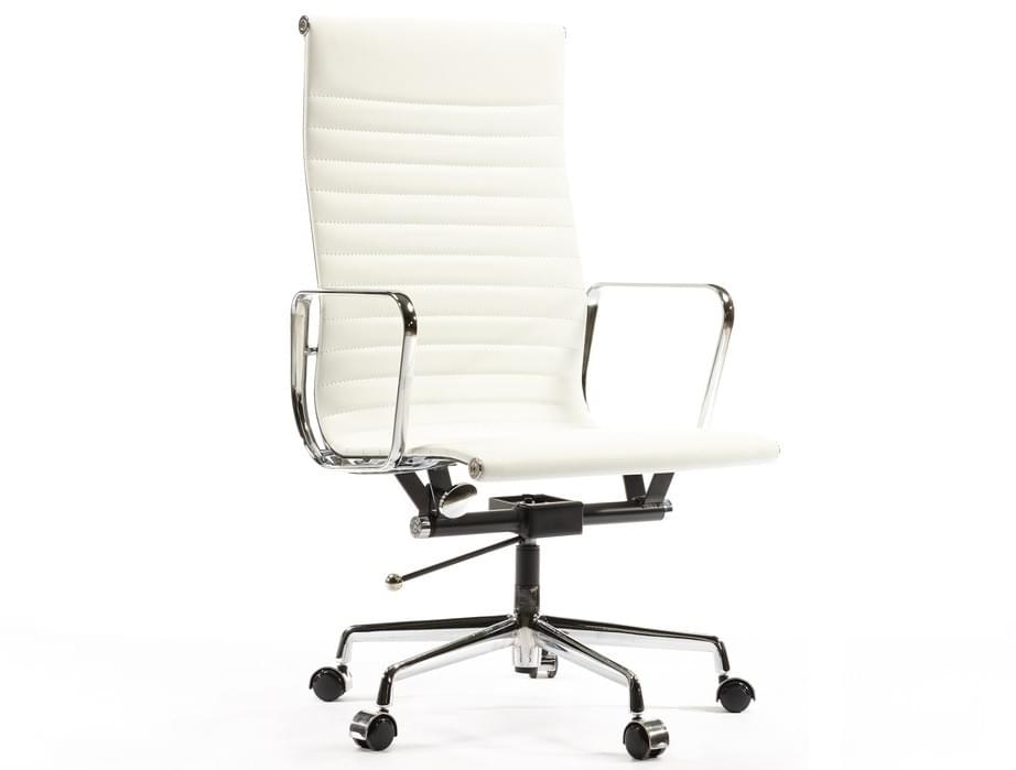 Eames Office Chair High Thin White