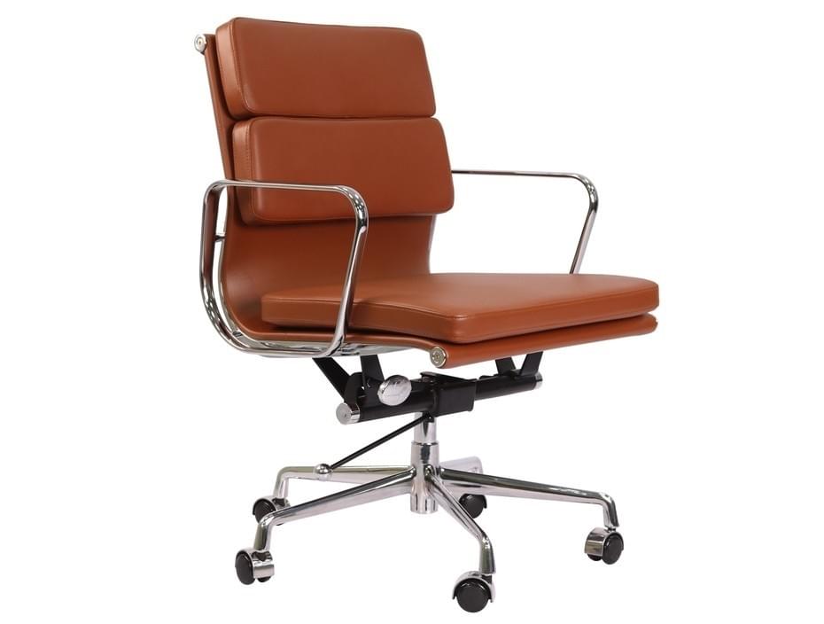 Eames Office Chair Low Softpad Tan