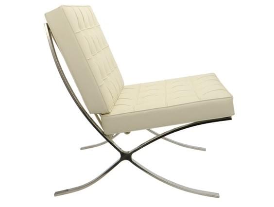 Mies van der rohe barcelona chair ottoman Cream