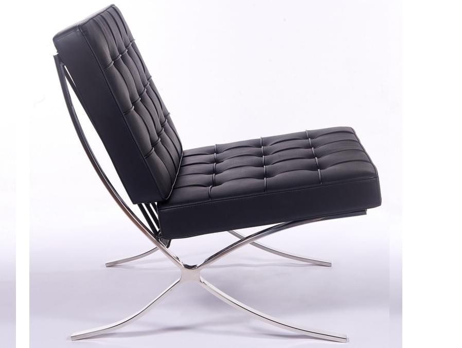 Mies Van Der Rohe Barcelona Chair Ottoman Black